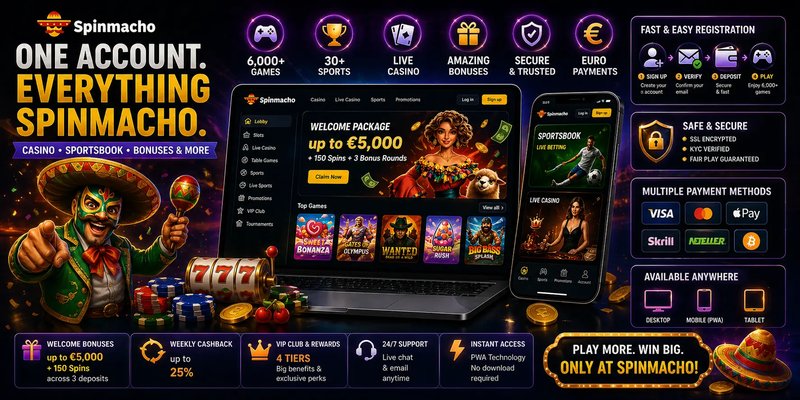 Unlock Spinmacho Bonuses and Free